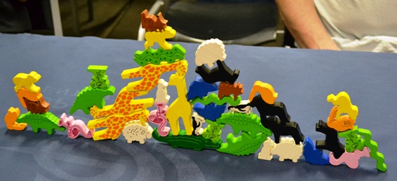 Monopolis Animal Upon Animal Base Tabletop, Board and Card Game