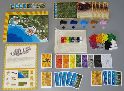 Monopolis Cinque Terre Base Tabletop, Board and Card Game