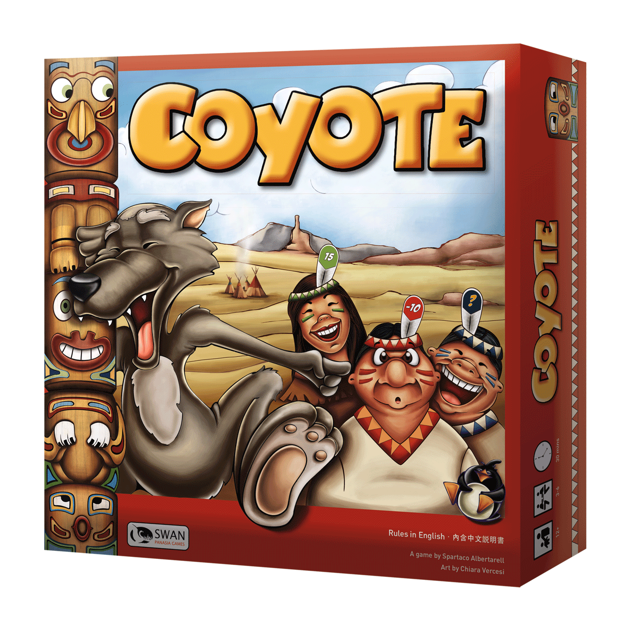 Monopolis Coyote Base Tabletop, Board and Card Game