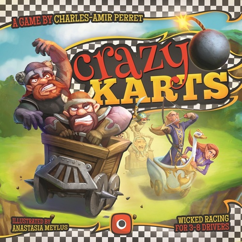 Monopolis Crazy Karts Base Tabletop, Board and Card Game