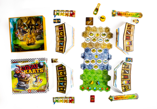 Monopolis Crazy Karts Base Tabletop, Board and Card Game