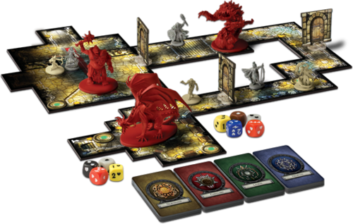 Monopolis Descent Base Tabletop, Board and Card Game