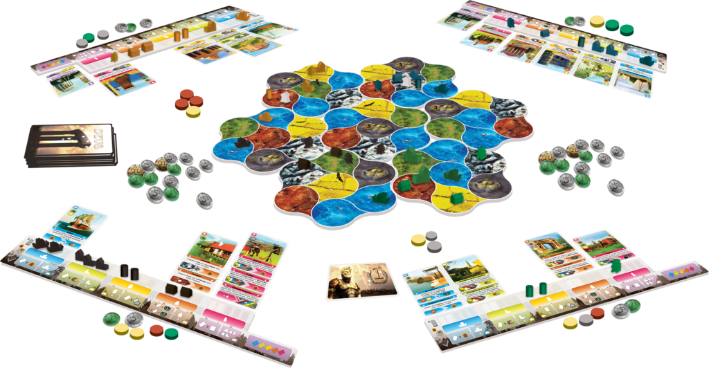 Monopolis Deus Base Tabletop, Board and Card Game