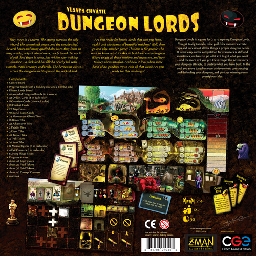 Monopolis Dungeon Lords Base Tabletop, Board and Card Game