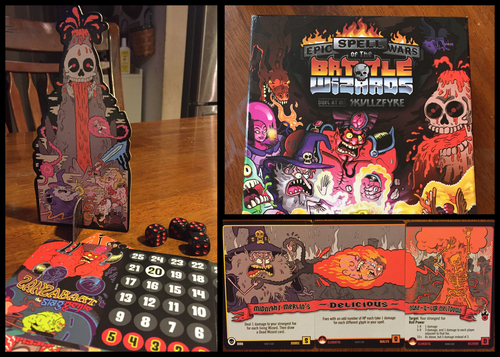 Monopolis Epic Spell Wars Skullzfyre Base Tabletop, Board and Card Game