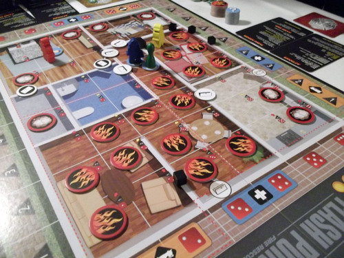 Monopolis Flash Point Fire Rescue Base Tabletop, Board and Card Game