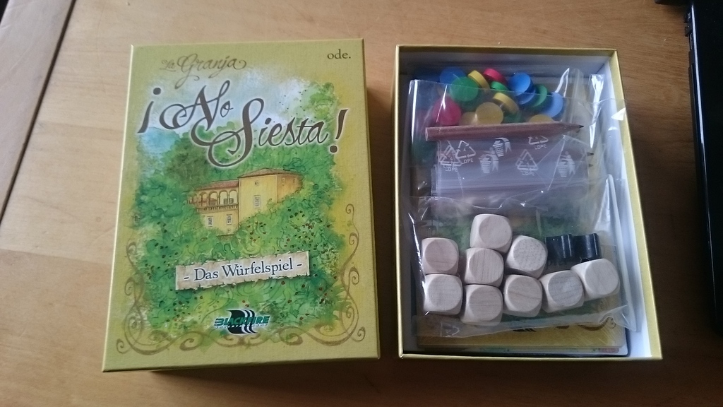 Monopolis La Granja: No Siesta Dice Base Tabletop, Board and Card Game