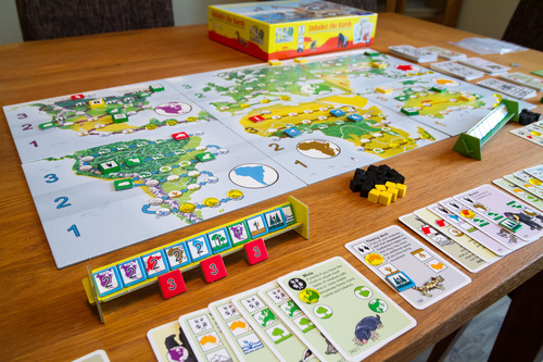 Monopolis Inhabit the Earth Base Tabletop, Board and Card Game