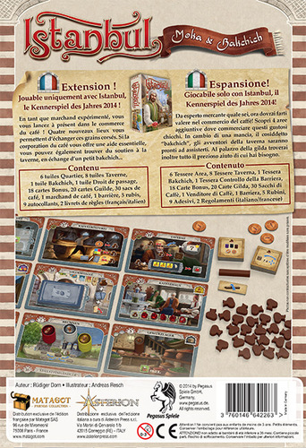 Monopolis Istanbul Mocha & Baksheesh Expansion Tabletop, Board and Card Game