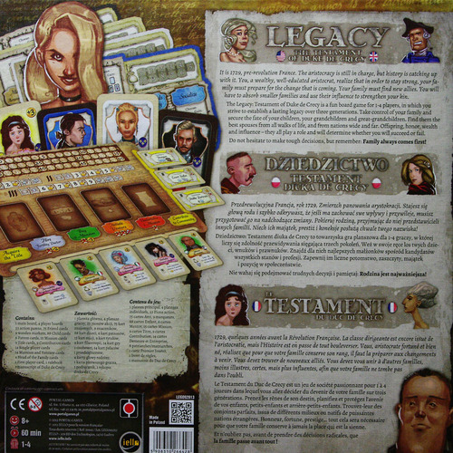 Monopolis Legacy Testament of Duke De Crecy Board Game Base Tabletop, Board and Card Game