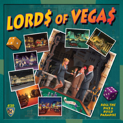 Monopolis Lords of Vegas Base Tabletop, Board and Card Game