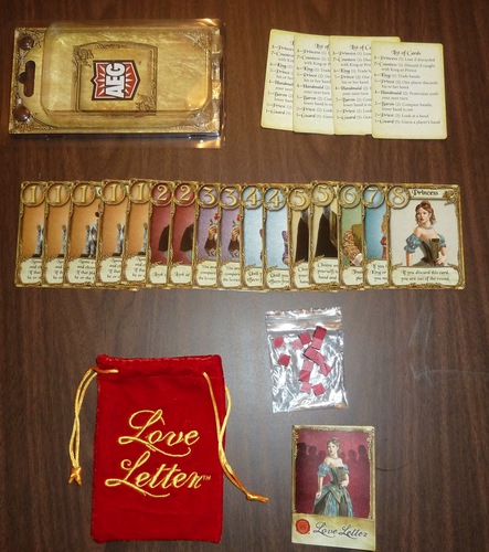 Monopolis Love Letter Base Tabletop, Board and Card Game