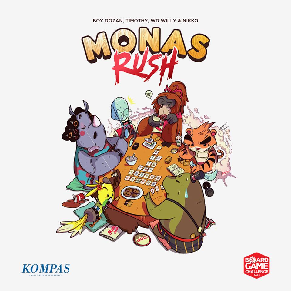 Monopolis Monas Rush Base Tabletop, Board and Card Game