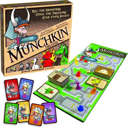 Monopolis Munchkin Deluxe Base Tabletop, Board and Card Game