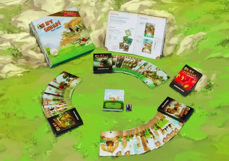 Monopolis Oh My Sheep! Base Tabletop, Board and Card Game