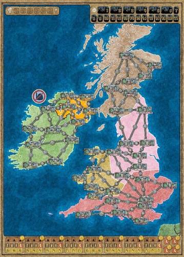Monopolis Power Grid: Northern Europe/United Kingdom & Ireland Tabletop, Board and Card Game