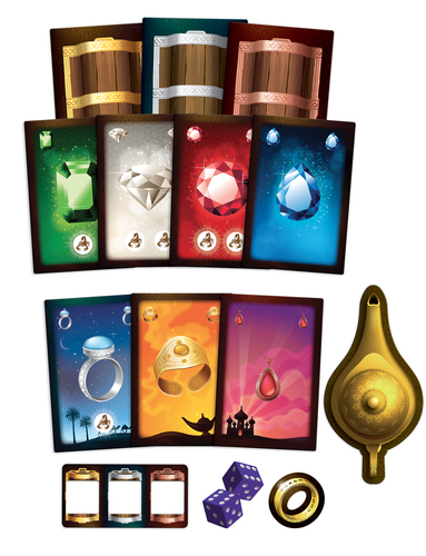 Monopolis Tales & Games: Aladdin & the Magic Lamp Board Game Base Tabletop, Board and Card Game