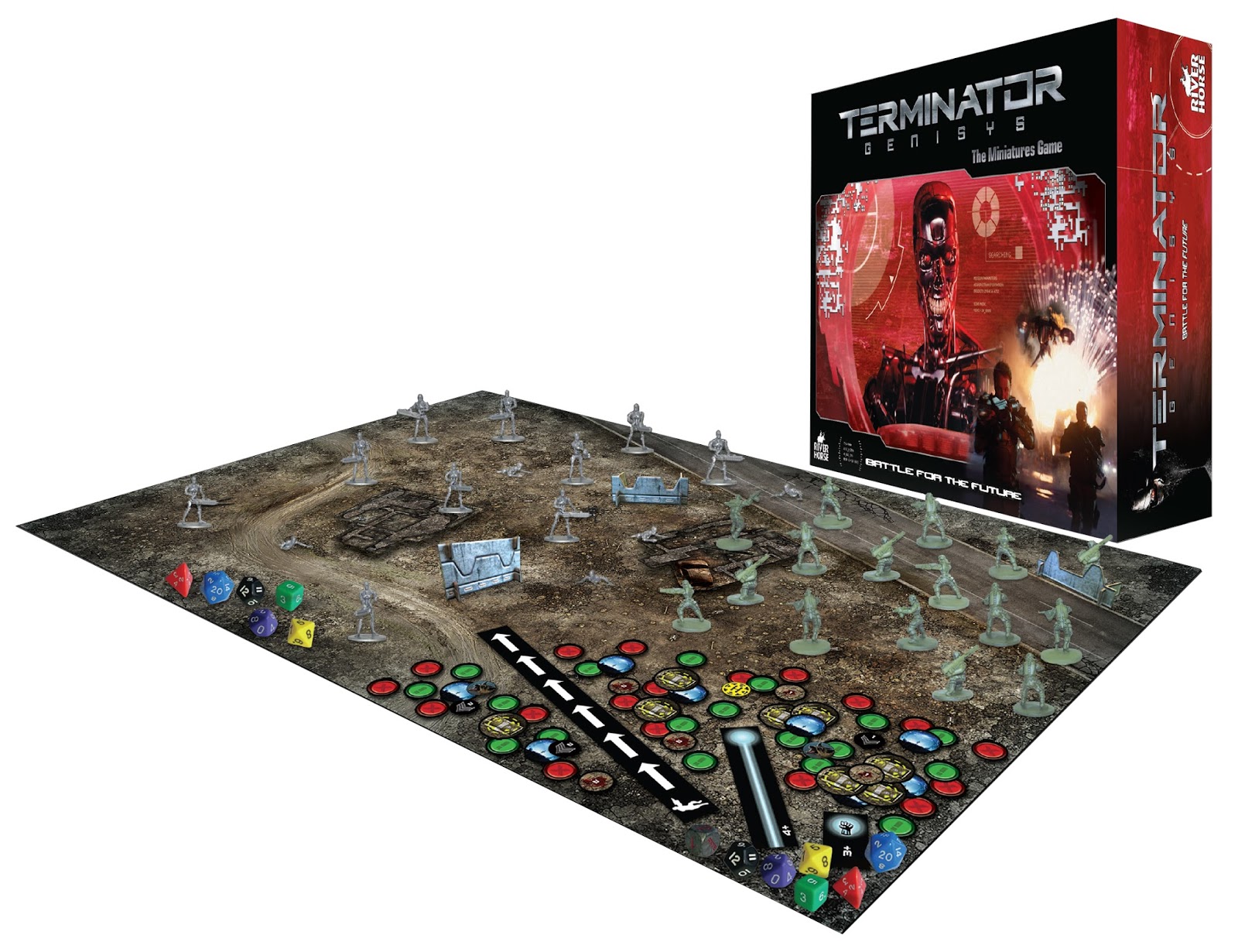 Monopolis Terminator Genisys Battle for the Future Base Tabletop, Board and Card Game