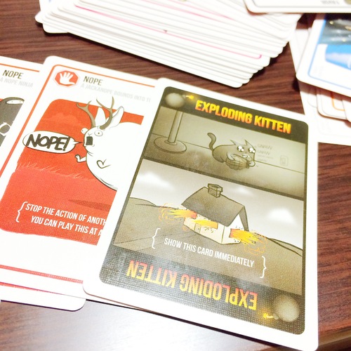 Monopolis Exploding Kittens Normal Base Tabletop, Board and Card Game