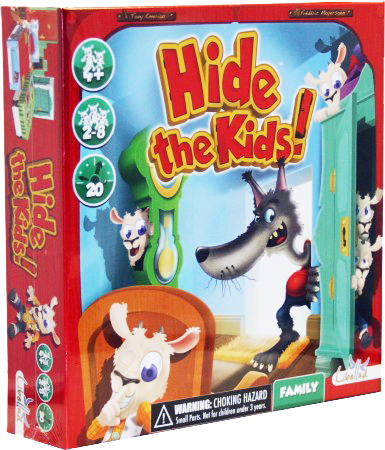 Monopolis Hide the Kids Base Tabletop, Board and Card Game