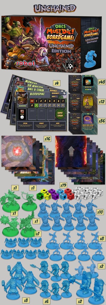 Monopolis Orcs Must Die!: Unchained Board Game Base Tabletop, Board and Card Game