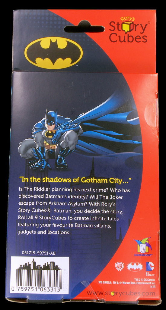 Monopolis Rory Story Cube Batman Base Tabletop, Board and Card Game