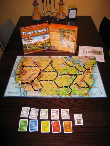 Monopolis Trans America Base Tabletop, Board and Card Game