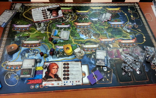 Monopolis The Witcher Adventure Base Tabletop, Board and Card Game
