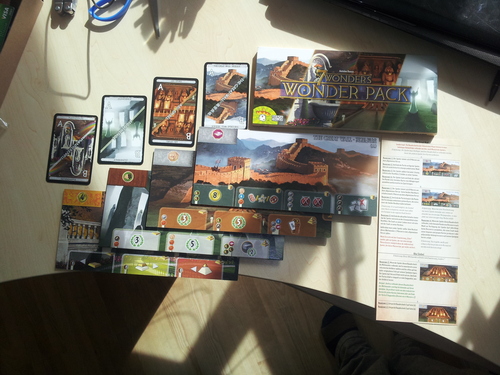Monopolis 7 Wonders Wonder Pack Expansion Tabletop, Board and Card Game