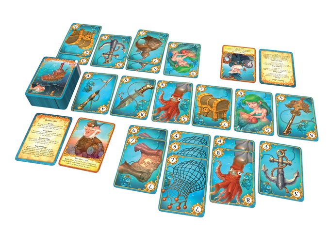 Monopolis Captain Carcass Dead Man's Draw Deluxe Tin Base Tabletop, Board and Card Game