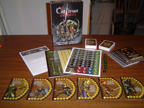 Monopolis Cutthroat Caverns Base Tabletop, Board and Card Game