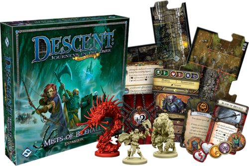 Monopolis Descent Mists of Bilehall Expansion Tabletop, Board and Card Game