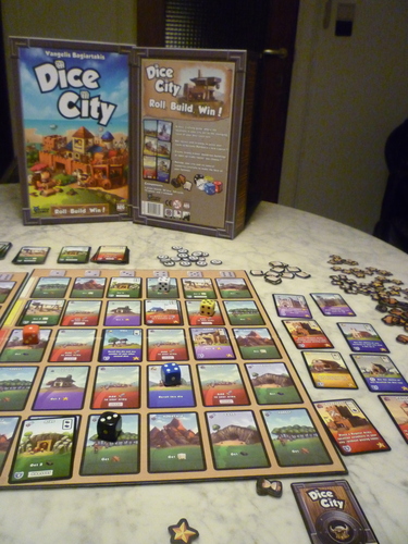 Monopolis Dice City Base Tabletop, Board and Card Game