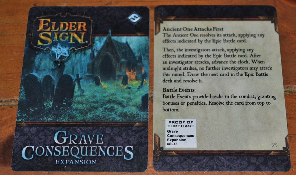 Monopolis Elder Sign Grave Consequences Expansion Tabletop, Board and Card Game