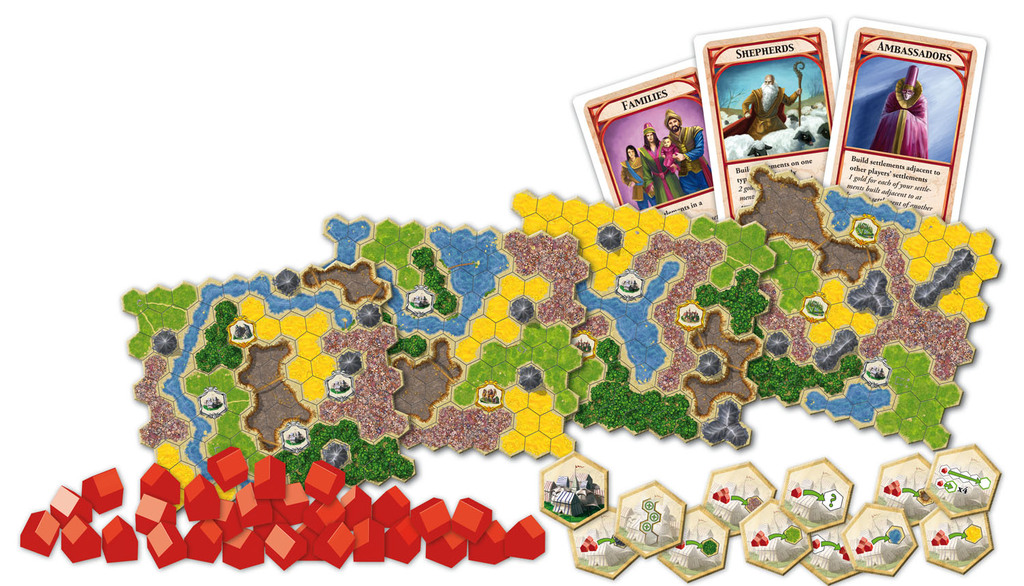 Monopolis Kingdom Builder Nomads Expansion Tabletop, Board and Card Game