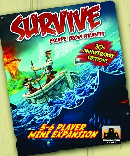 Monopolis Survive Escape from Atlantis Dolphins + Squids Expansion Tabletop, Board and Card Game