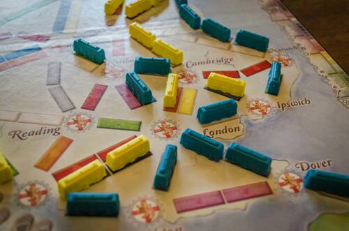 Monopolis Ticket to Ride UK and Pennsylvania Expansion Tabletop, Board and Card Game