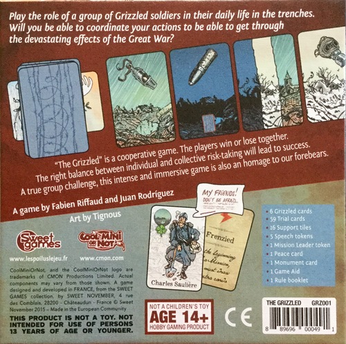 Monopolis The Grizzled Base Tabletop, Board and Card Game