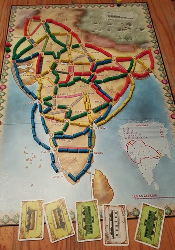 Monopolis Ticket to Ride India and Swiss Expansion Tabletop, Board and Card Game