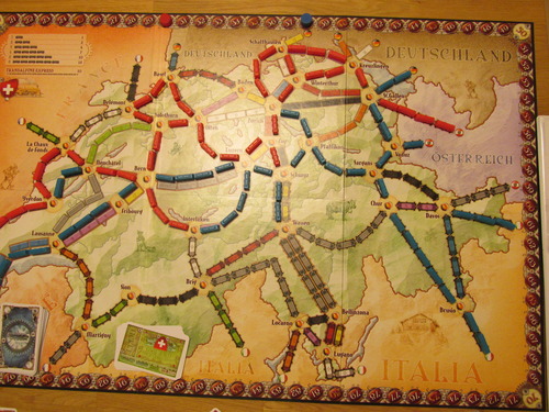 Monopolis Ticket to Ride India and Swiss Expansion Tabletop, Board and Card Game
