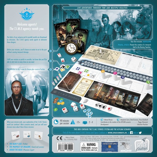Monopolis T.I.M.E Stories Base Tabletop, Board and Card Game