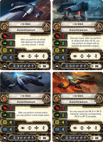 Monopolis Star Wars X Wing IG-2000 Expansion Tabletop, Board and Card Game