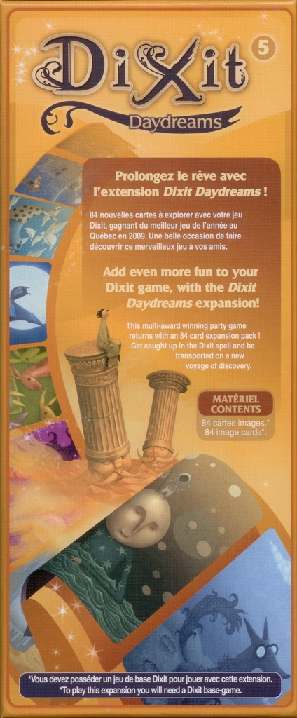 Monopolis Dixit Daydreams Expansion Tabletop, Board and Card Game