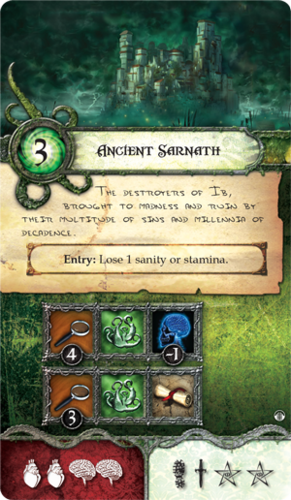 Monopolis Elder Sign Gates of Arkham Expansion Tabletop, Board and Card Game