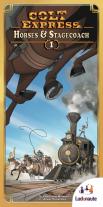 Monopolis Colt Express Express Horse and Stagecoach Expansion Tabletop, Board and Card Game