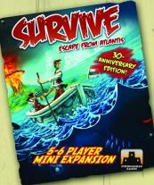 Monopolis Survive Escape from Atlantis Dolphins + Squids Expansion Tabletop, Board and Card Game