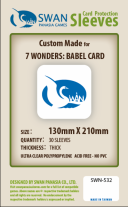Monopolis Swan Panasia Thick 130x210 Card Sleeve Board Game Accessories